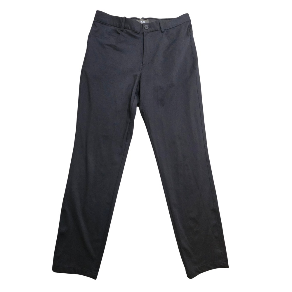 FLX Mens Dynamic Stretch Performance Chino Pants Black 32x32 229379